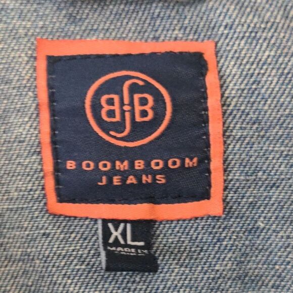 Boom Boom Jeans Classic Blue Denim Jacket - Picture 2 of 7
